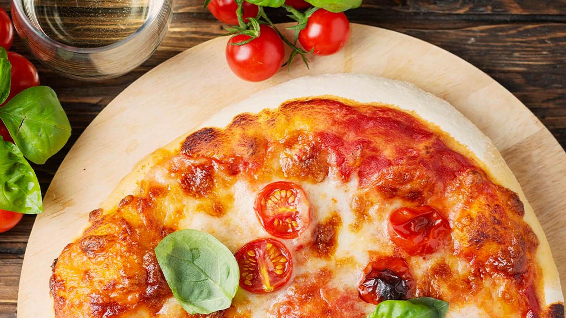 Pizza Marguerita - Big receitas