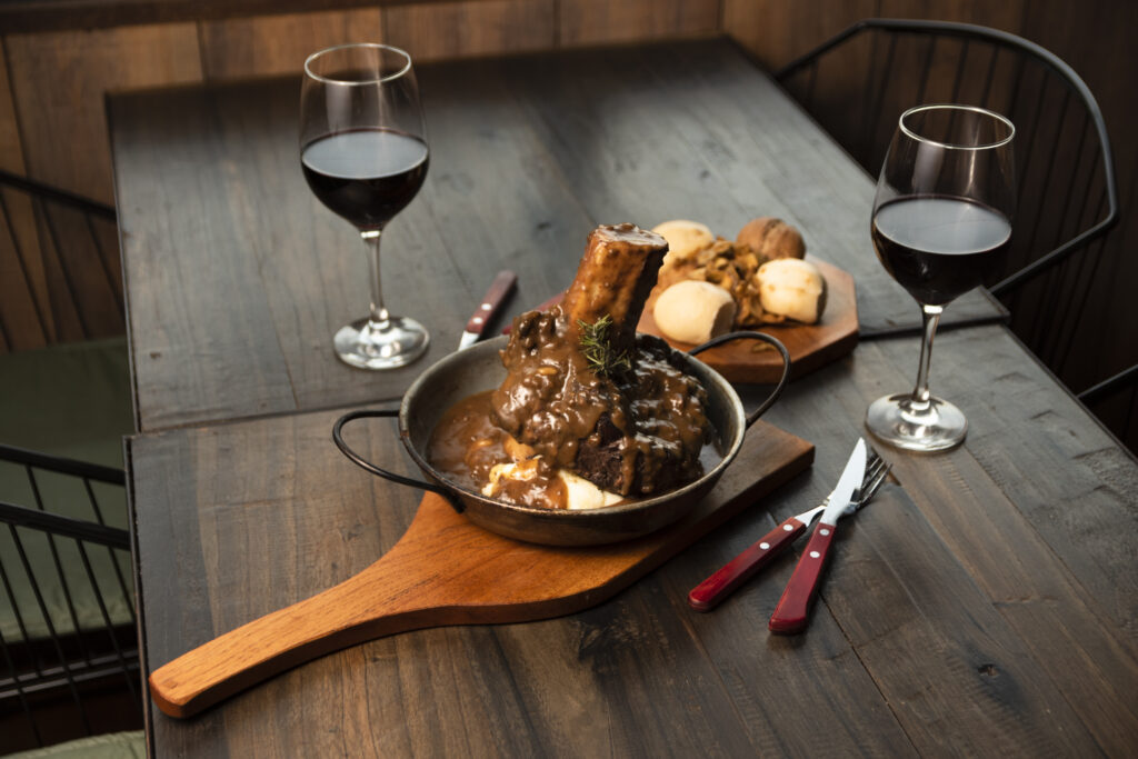 osso buco with red wine
