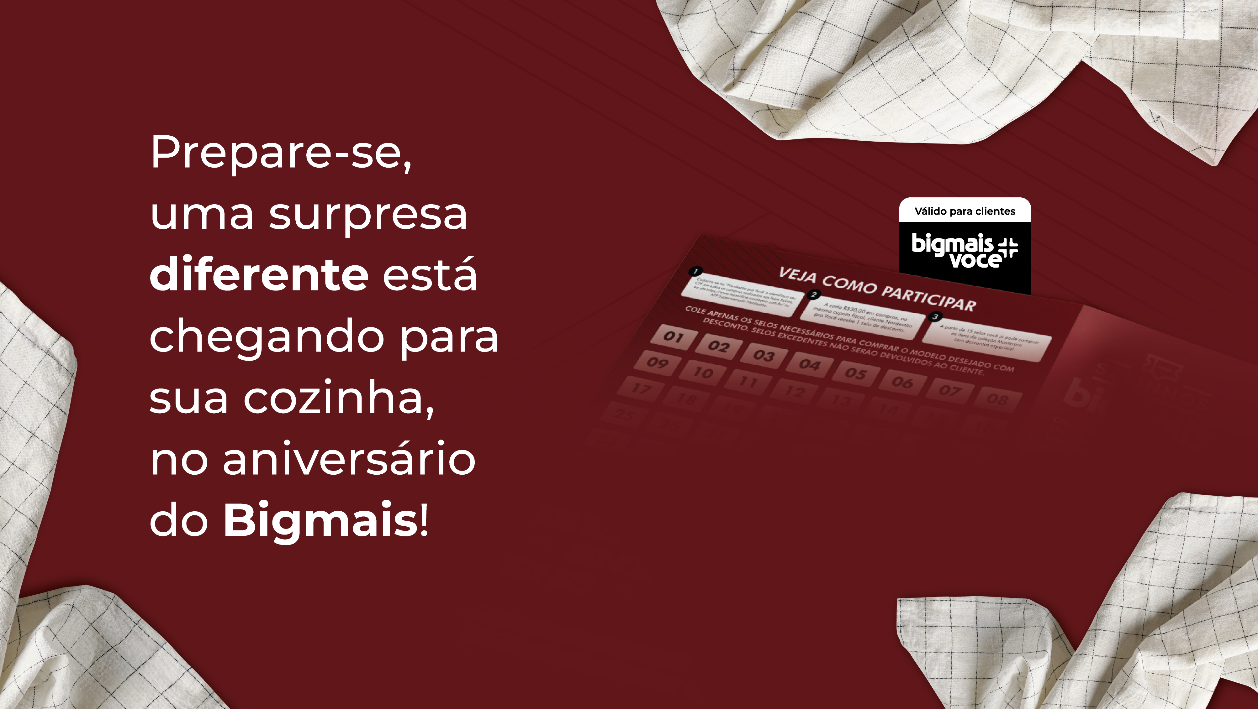 Bigmais prepara ação de aniversário inédita e promete surpreender clientes com uma experiência diferente