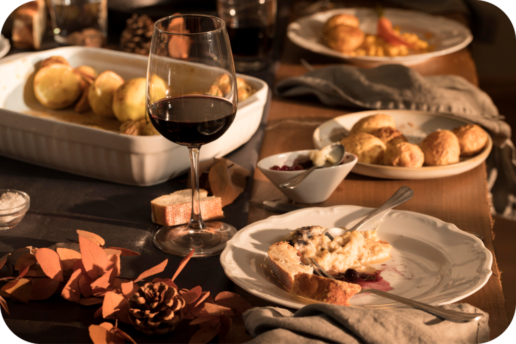 beautiful thanksgiving meal concept modified